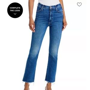 Mother Insider Ankle Fray Jeans